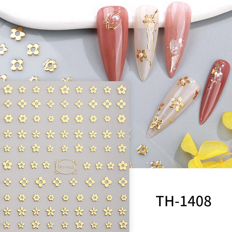 White 5D Pearl Lace Bowknot Wave Lines Nail Stickers Elegant Exquisite Nail Decoration Decals DIY Self Adhesive Transfer Slider