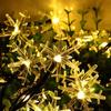 Solar Garden Light New Year Christmas Tree Decorations Waterproof Solar Powered Patio Light Garland Fairy Lights