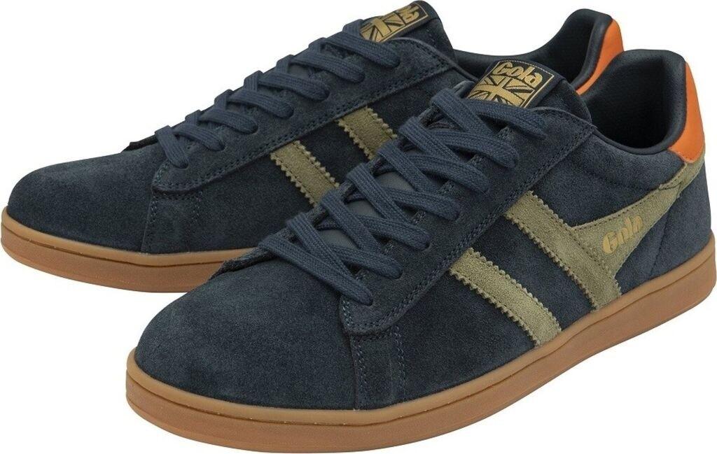 Кроссовки Gola Equipe II Suede navy/light khaki/moody orange