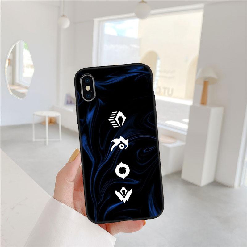 AQ108 V-VALORANT Soft Shell Phone Case for iPhone 16 15 14 13 12 Pro Max Plus Mini
