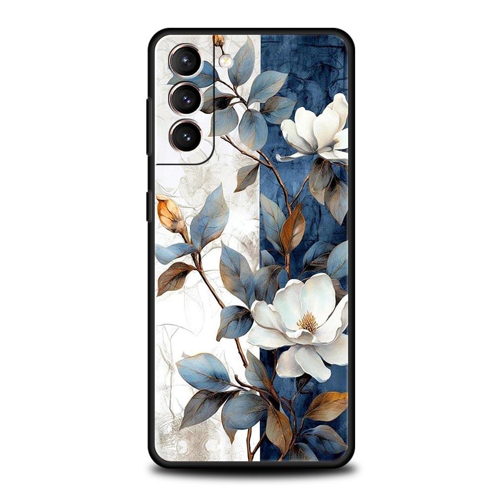 Summer Fruits Lemon Print Soft Phone Case For Samsung Galaxy S25 Edge S24 Plus S23 FE S22 S21 S20 Ultra 5G S10 Protect Cover