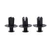50Pcs Universal Car Bumper Fender 8Mm Hole Plastic Rivets Fastener Screw