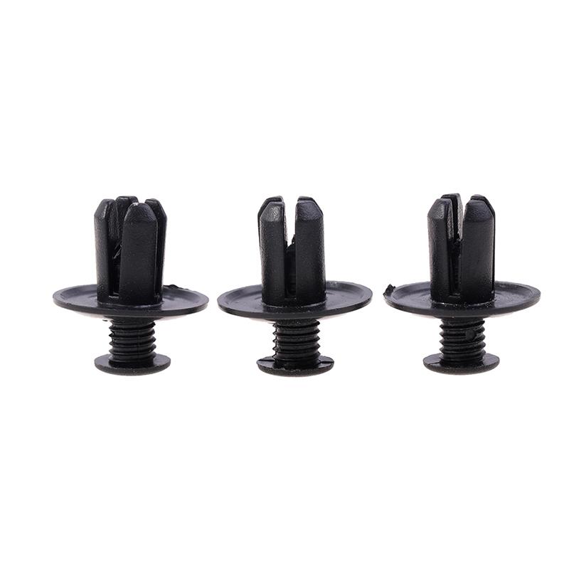 50Pcs Universal Car Bumper Fender 8Mm Hole Plastic Rivets Fastener Screw