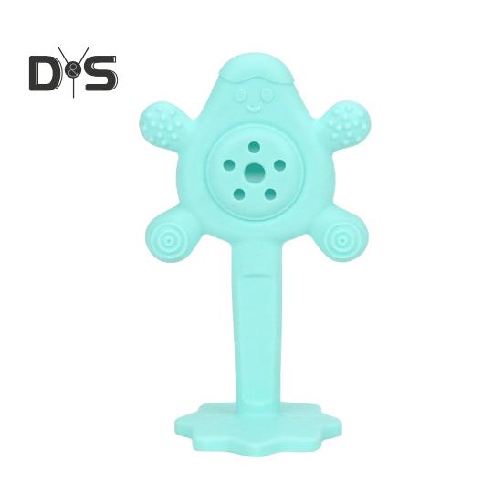 Hračka na kousátka pro miminko Kojenci Silikonové chrastítko v potravinářské kvalitě Snadno uchopitelné Čisté Rozvíjí motorické schopnosti Hračka pro rozvoj smyslových schopností miminka