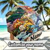 Custom Name Personalized Power Rangers Print Umbrella, Auto Open Close, 8‑Rib Sturdy Frame, Commute Camping Hiking Use, Birthday Gift
