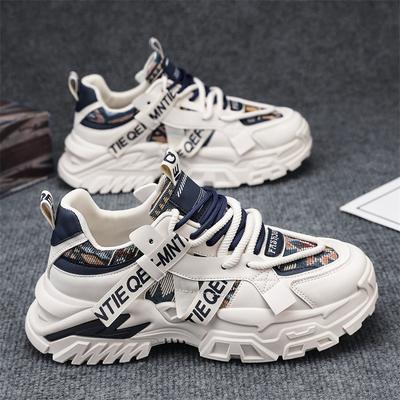 Leichter Luxus Herbst atmungsaktive lässige Sportschuhe Studenten dicke Sohle höhenverstellende Dad Shoes