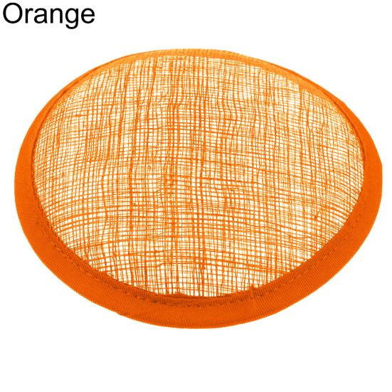 Women Sinamay Cocktail Hat Fascinator Round Base Millinery DIY Craft Accessory