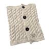Damen Herbst/Winter Dick Zopfmuster Halswärmer Schal - Koreanischer Stil Rollkragen Pullover