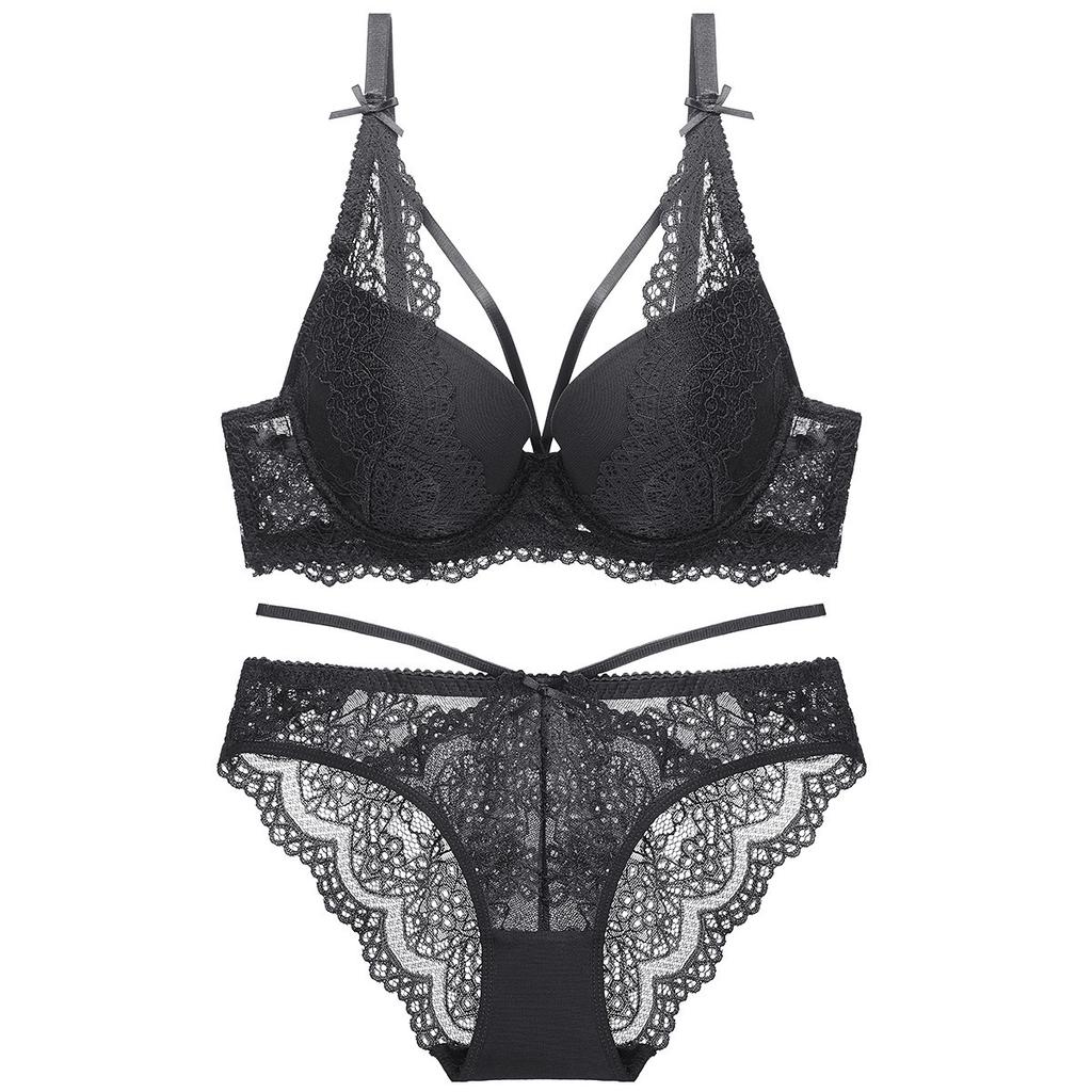 Sexy lace underwear women's small breasts show big gathering bra Adjustable type closed breasts upper support bra bra