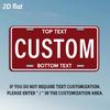 Custom Metal Tin Sign Heart Text Design for Home Garage Wall Decor
