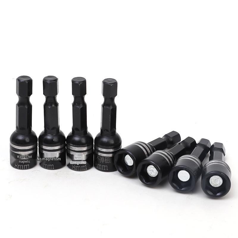 8mm Magnetic Hex Socket for Drill and Air Screwdriver - Self-Tapping Nail & Screw Wrench