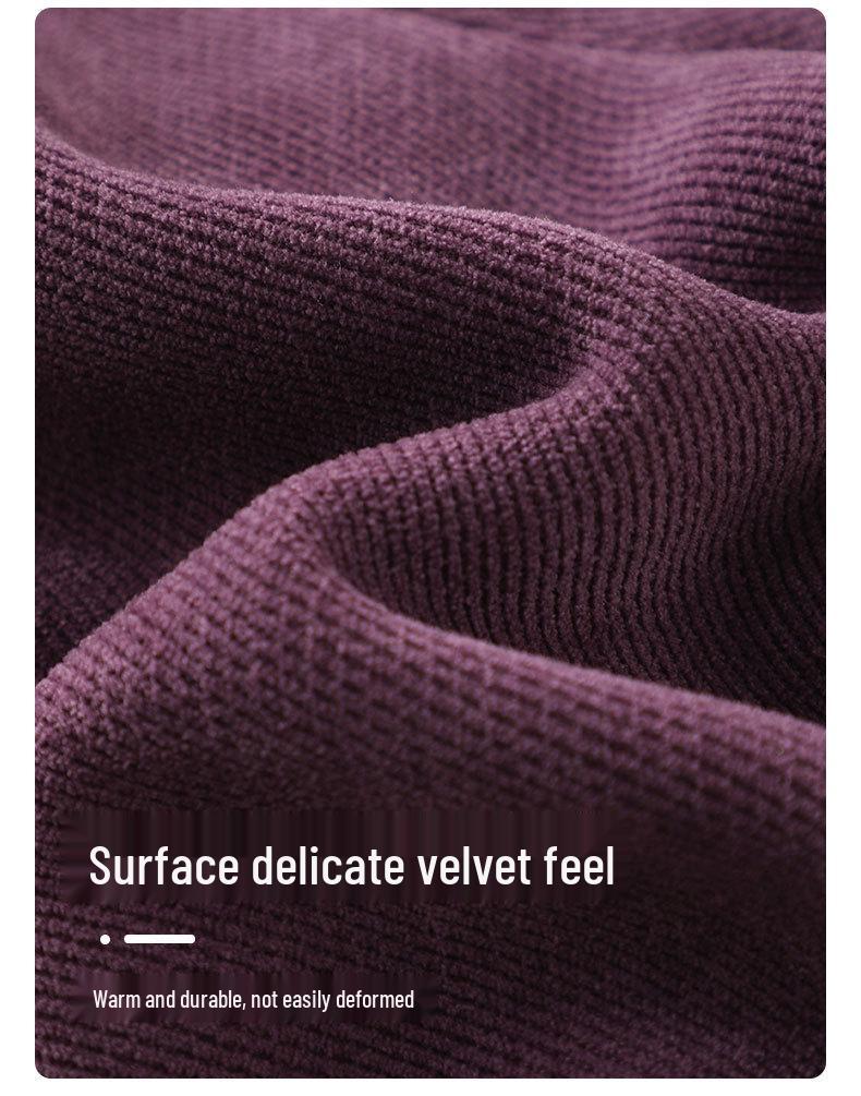 Girls' Fleece-Lined Wide-Leg Corduroy Pants - Winter 2025