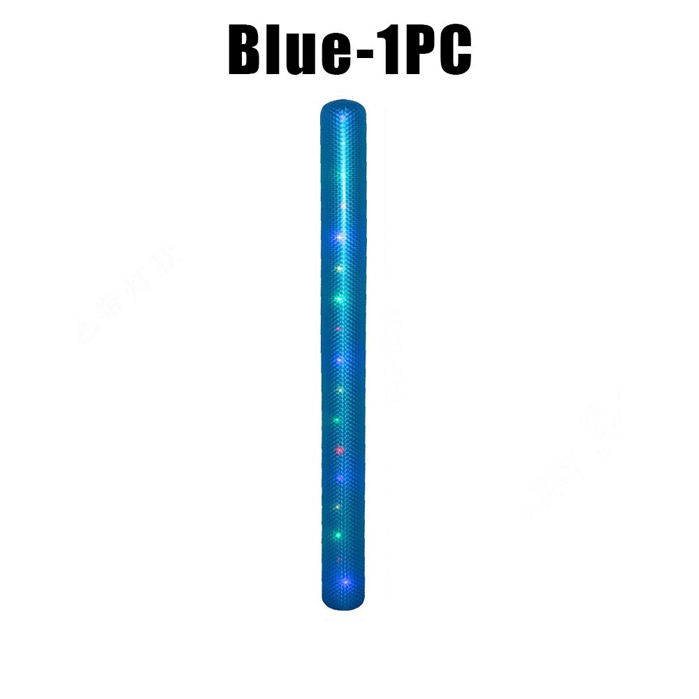 Inflatable Led Flotation Stick For Kids Adults Glowing Swim Aid For Pool Training Floating Water Toy For Beach Lake Night Party