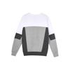 Nike Sportswear Paneled Fleece Crew Neck Sweatshirt Men Tops White CZ9967-100