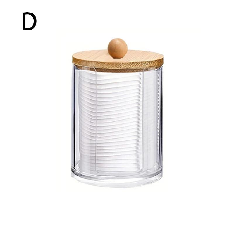 

Органайзер для макияжа, коробка для хранения косметики, органайзер, держатель для ватных тампонов, коробка для ватных дисков, прозрачная пластиковая коробка с крышкой, пыленепроницаемая