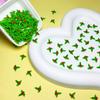 30/60pcs Christmas Leaf Nail Art Decorations Festive Glitter Accessories Manicure and Pedicure Holiday DIY Nail Design Supplies