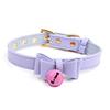 6 Colors Sexy PU Leather Bowknot Necklace Collar With Bell Bdsm Cosplay Slave For Women Bondage Gothic Choker Exotic Accessories