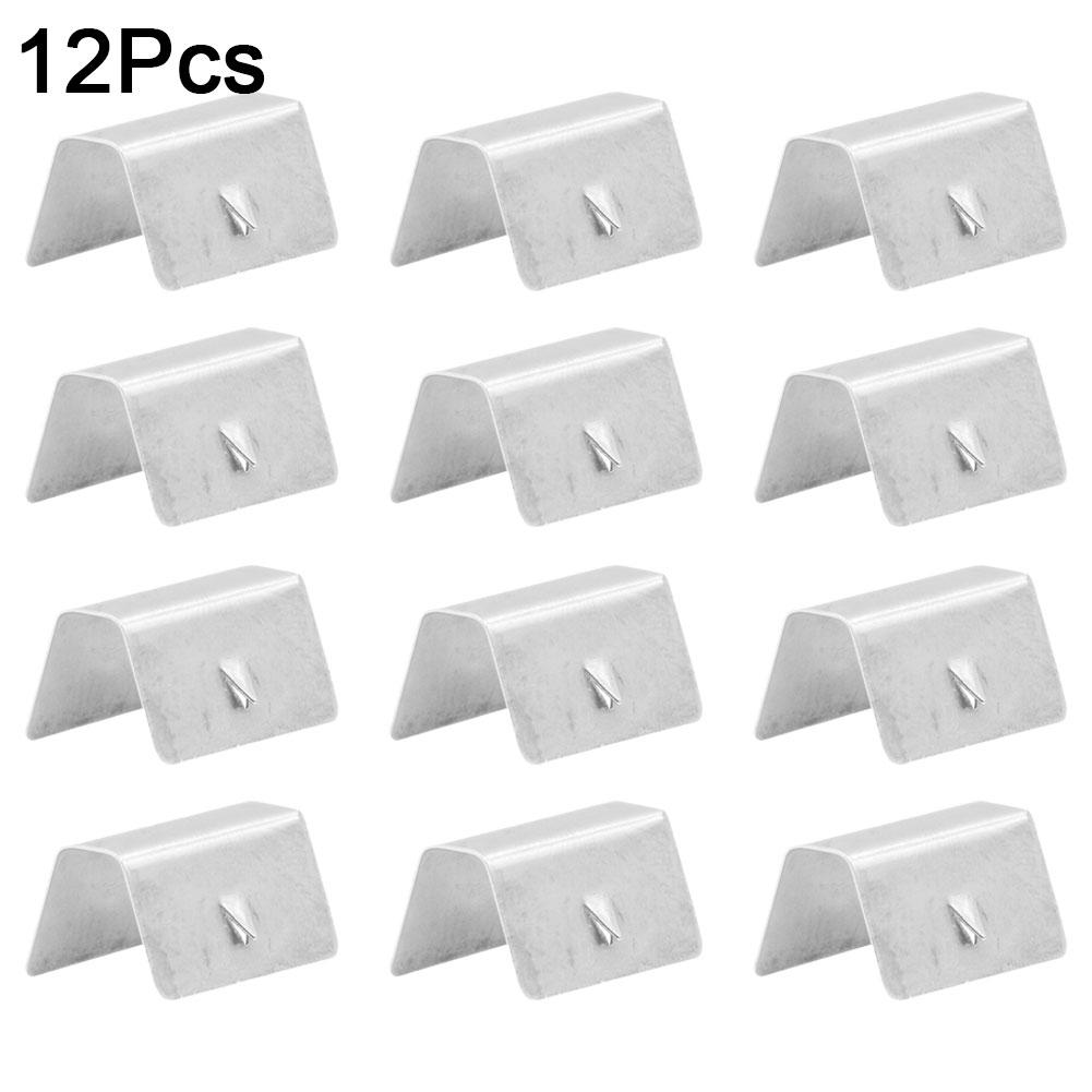 4/8/12pcs Car Wind Rain Deflector Fitting Clips Steel Car Rain Eyebrow Clip Replacement Auto Accessories For Heko G3