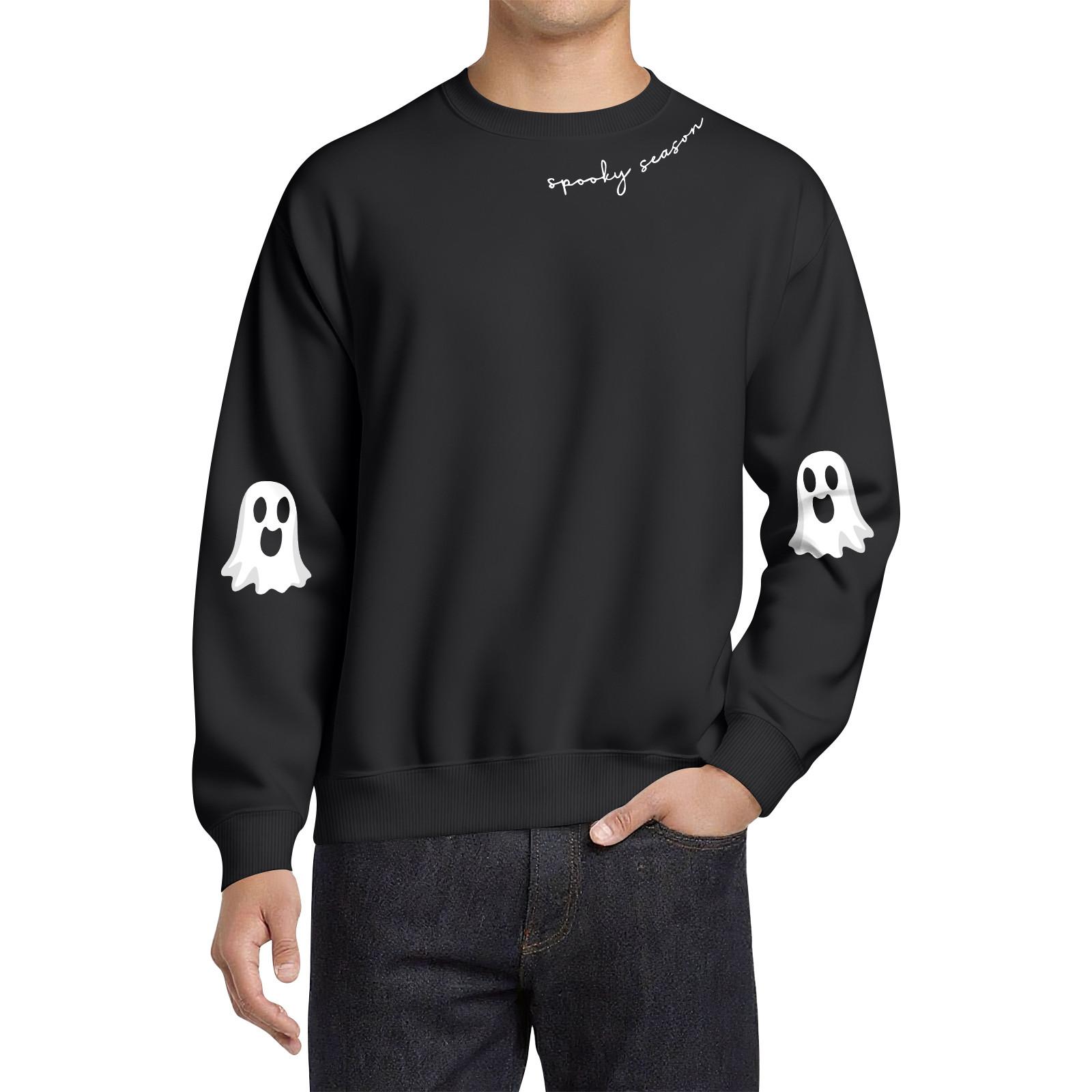 

Мужские топы Мужские толстовки с длинным рукавом Повседневные свободные пуловеры Толстовки L