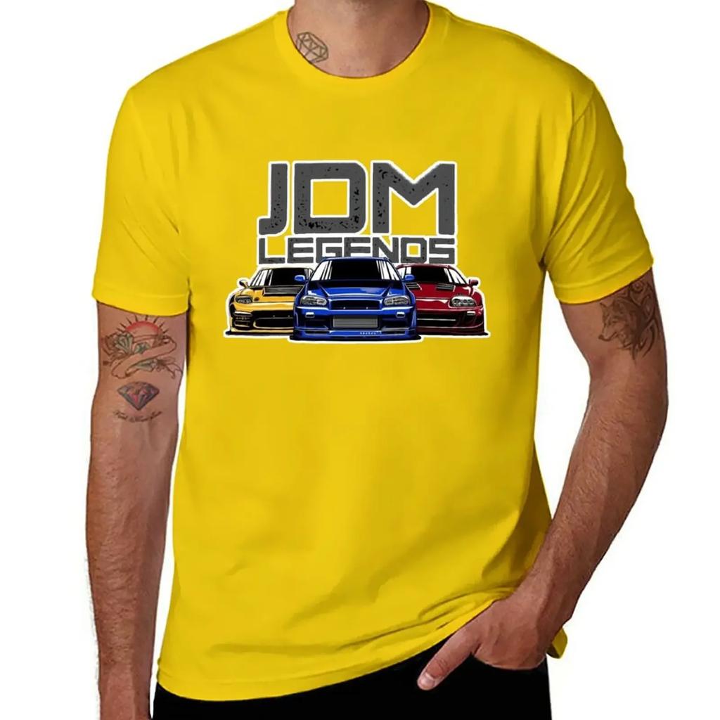 JDM Legends T-Shirt blanks customs black t shirts for men