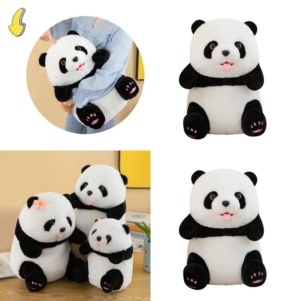 Cute Panda Plush Toy New Arrival Perfect Gift For Girls Soft And Cuddly 25cm Height