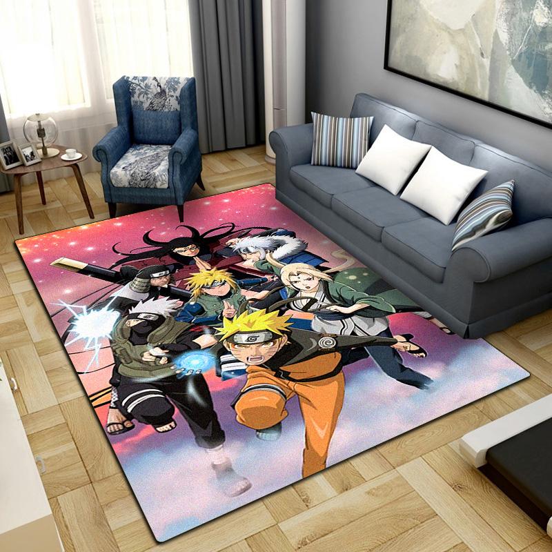 Anime-Naruto Area Carpet for Living Room Bedroom Home Decor Cool Movie Mat Floor Mat -LXR58