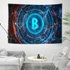 Crypto Currency Colorful Tapestry Wall Hanging Cheap Hippie Wall Hanging Bohemian Wall Tapestries Mandala Wall Hanging Sheets