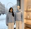 Легкая и тонкая хлопковая пуховая одежда с капюшоном женская зимняя новая короткая теплая куртка модная повседневная "хлебная" одежда