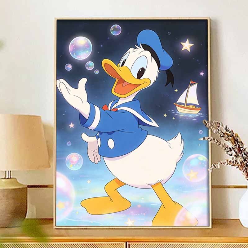 Disney Donald Duck Diamond Painting Art Kit Handmade DIY5D Home Decor Gift