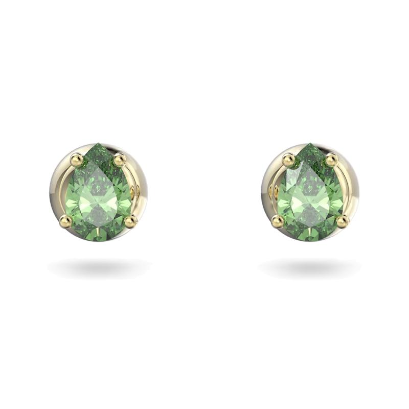 Swarovski Stilla pear-shaped cut fashionable and compact cubic zirconia gold-plated earrings for women 5639120