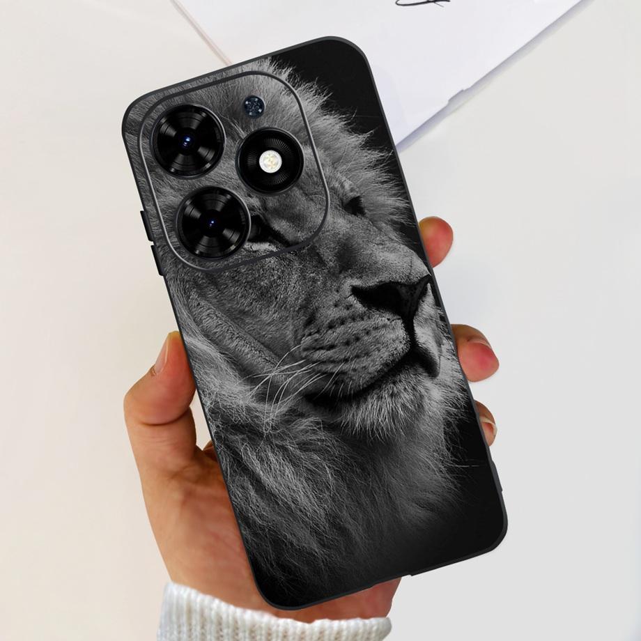 For Tecno Spark Go 2024 Cover Case Ultra Slim Soft TPU Bumper Shell On Infinix Hot 40i Hot 40 Pro Hot40 Fundas Painting Cartoon