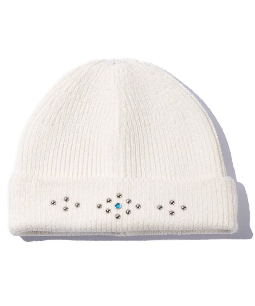 MASSNOUN Diamond Spark Beanie Mffac001-Wt