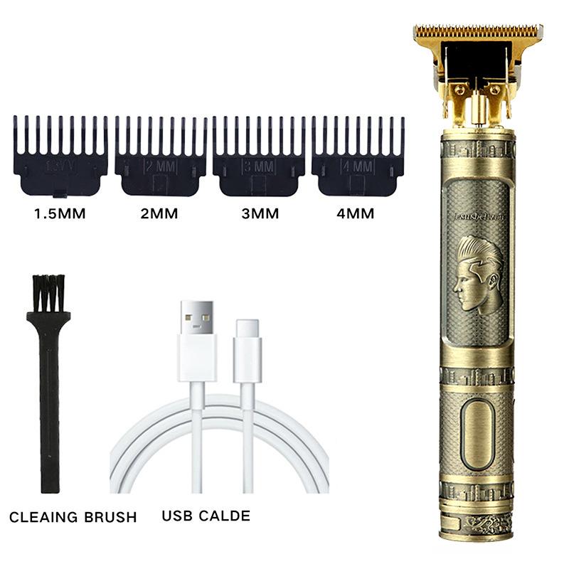 USB Charging Wireless Hair Clipper And Beard Trimmer, Easy To Trim Hair And Beard, Precise And Comfortable, Zero-gap Trimmer, Holiday Gift