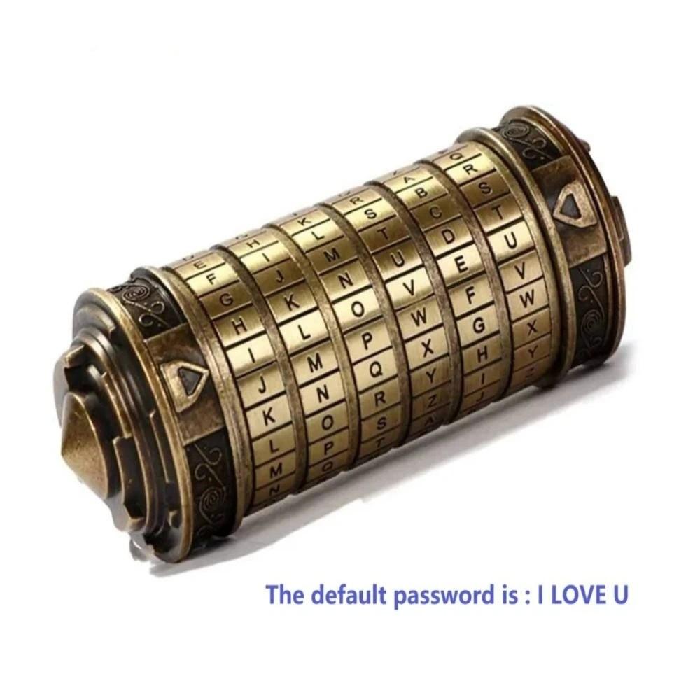 Smooth Surface Cipher Puzzle Lock Tube Premium Safe Material Puzzle Lock Tube Valentine Gift