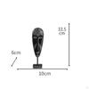 Afrikansk Skulptur Bordsdekoration Handskulpterad Samlarobjekt Retro Abstrakt Konst Staty Skrivbord