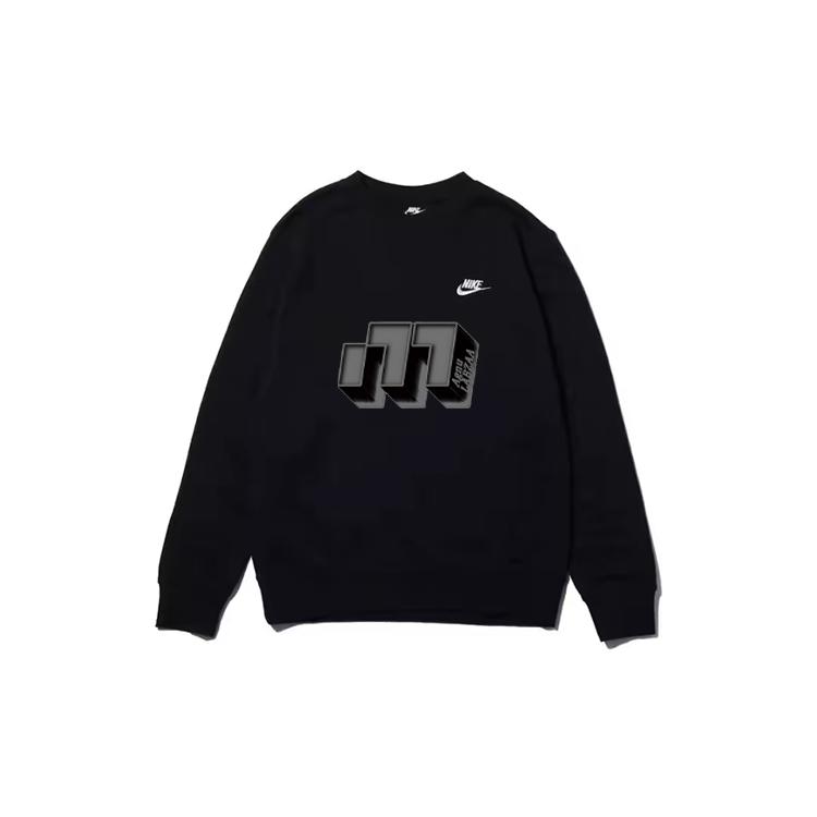

Nike Однотонный Теплый Универсальный Повседневный Спортивный Свитшот с Длинным Рукавом и Круглым Вырезом Унисекс Черный BV2667-010(TEAM702-IT) S