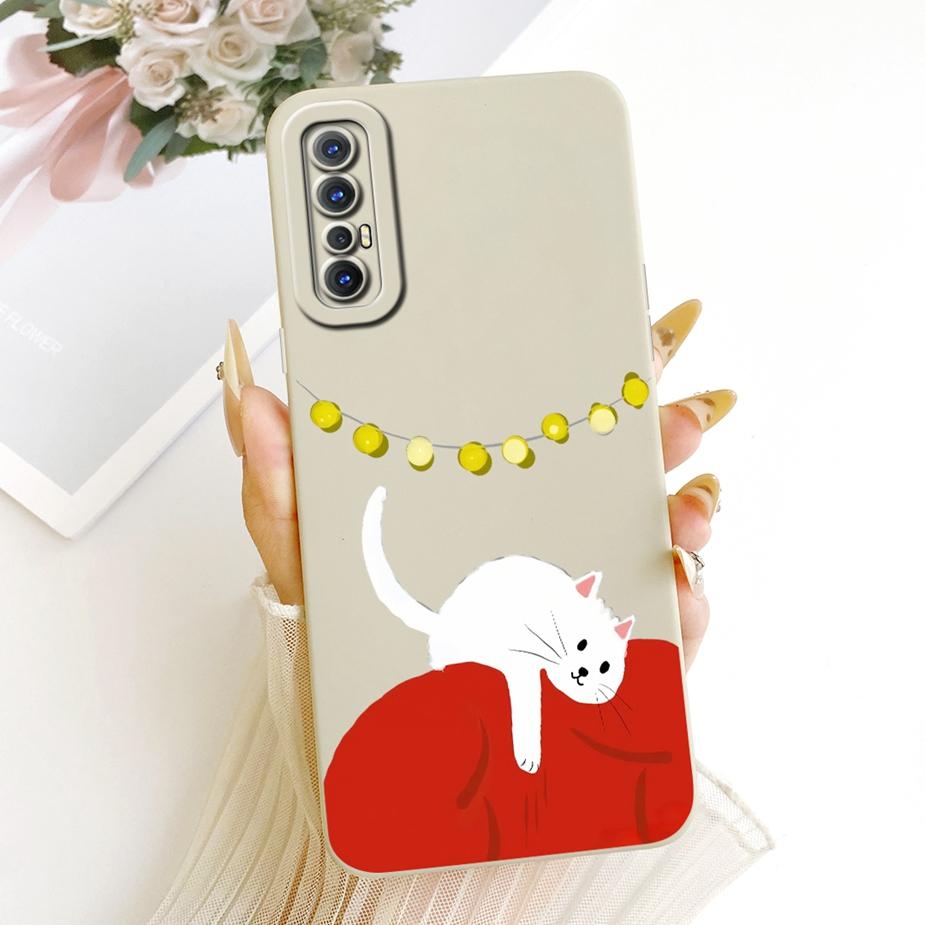 For Oppo Reno3 Pro 4G Case CPH2035 CPH2037 Cute Cat Duck Cartoon Cover Soft TPU Phone Case For Oppo Reno 3 Pro 5G CPH2009 Fundas