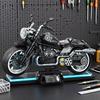 Technical Motorcycle Building Bricks Set for Adults - Detailed Engine & Wheels Motorbike Model - DIY Assembly Kit for Hobbyists