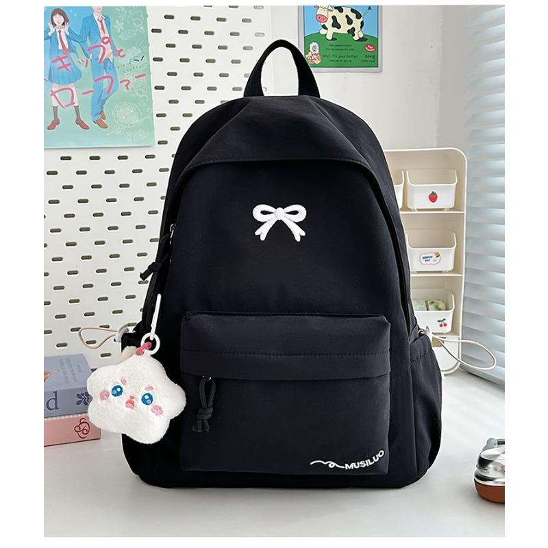 New High-value Japanese Ins Fresh and Sweet Candy-colored Backpack, Lightweight and Large-capacity Backpack for Junior High School Students
