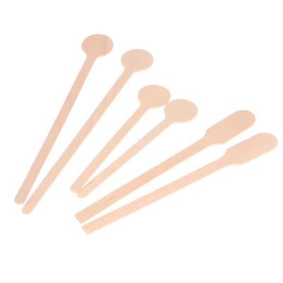 100Pcs Wooden Coffee Stirrers  Cold Drinking Stir Beverage Stir Sticks Biodegradable Utensils Coffee Sticks