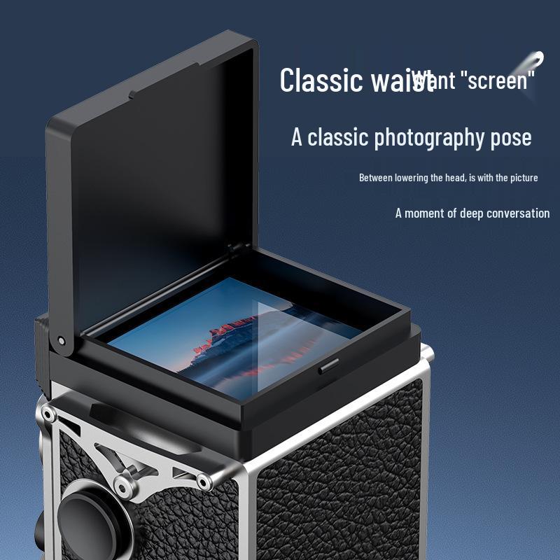 Vintage Hand-Crank Student Vlog Camera
