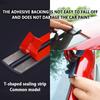 16.4Ft Car Weather Stripping,T-Shape Cuttable Car Windshield Trim Sunroof Seal With Self Adhesive,Waterproof Rubber Edge Trim For Cars Trucks