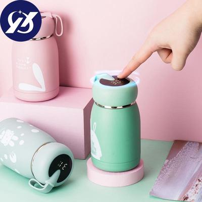 Portable Coffee Mugs In-Car Thermos Smart Insulation Water Bottle Stainless Steel Milk Tea Cup Temperature Display Vacuum Flasks