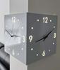 Corner Modern Wall Clock, Stylish Double-sided Luminous Wall Clock, Sensor Luminous Corner Wall Clock, Mute Wall Clock