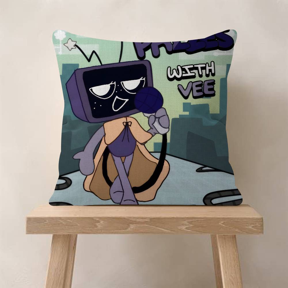 Popular Game DDandys World Cute Cushion Cover Pillow Cover Decor Pillowcase Printed Cushion Case for Couch