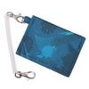 COLORFUL CANDY STYLE Kids Bi-Fold Pass Case Water-Repellent Lightweight Card Holder with Coil Chain Hook for Boys School Flash