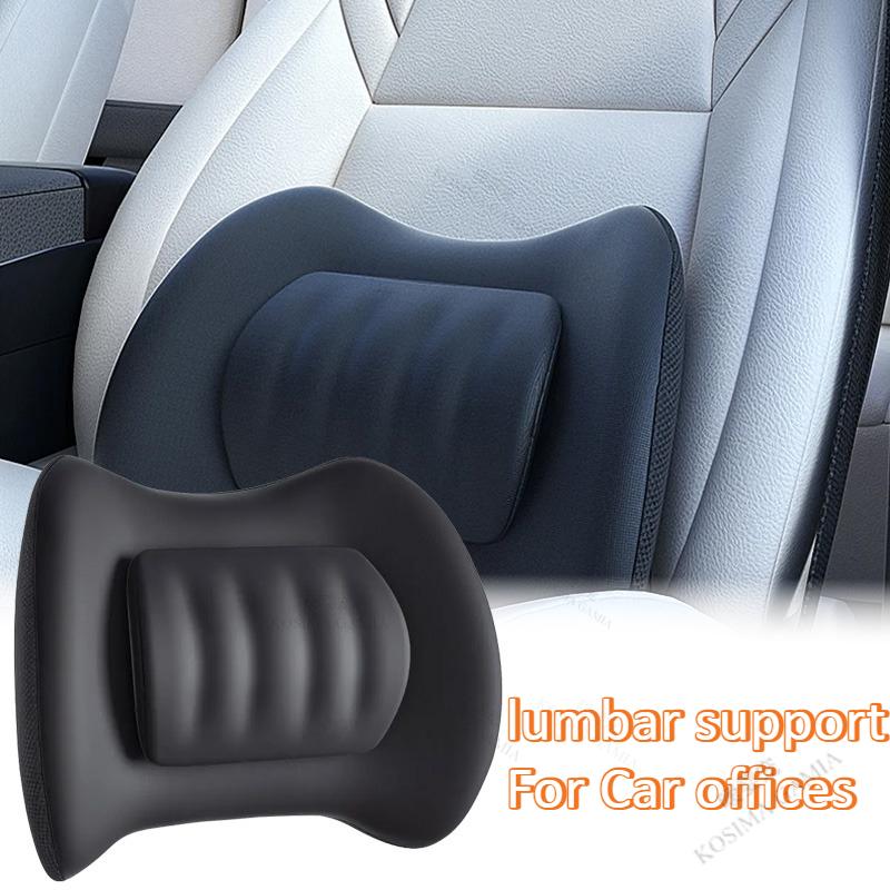 3D Waist Support Pillow Car Waist Pillow, Ergonomic Memory Foam Cushion Car Seat Lumbar Pad, Universal Fit Comfortable Driving