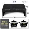 Iris Ohyama 2 Burner IH Cooking Heater IH Stove No Construction Required 1400W Induction Cooker 100V with Legs Black IHK-W13S-B