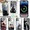 Spiel N-NieR Automata 2B Handyhülle Für iPhone 17,16,15,14,13,12,11,Plus,Pro,Max,Mini Magsafe Magnetisches Kabelloses Laden