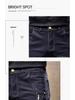 Men's Slim Straight Black & Gray Jeans: 2025 Fashion Elastic Skinny Casual Trousers